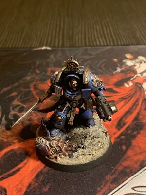 Warhamer 40K Captain in Terminator Armour(From the leviathan set) Well Painted