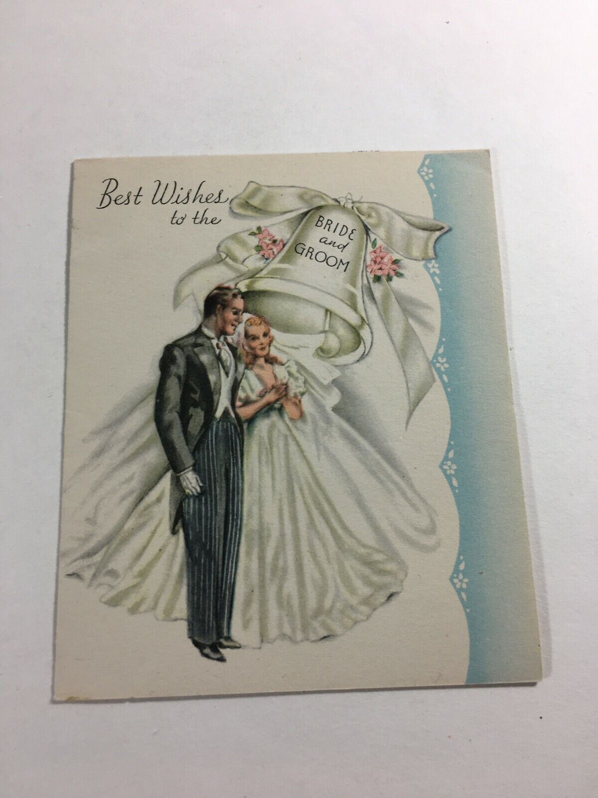 Vintage 1945 Greeting Card Wedding Gift 