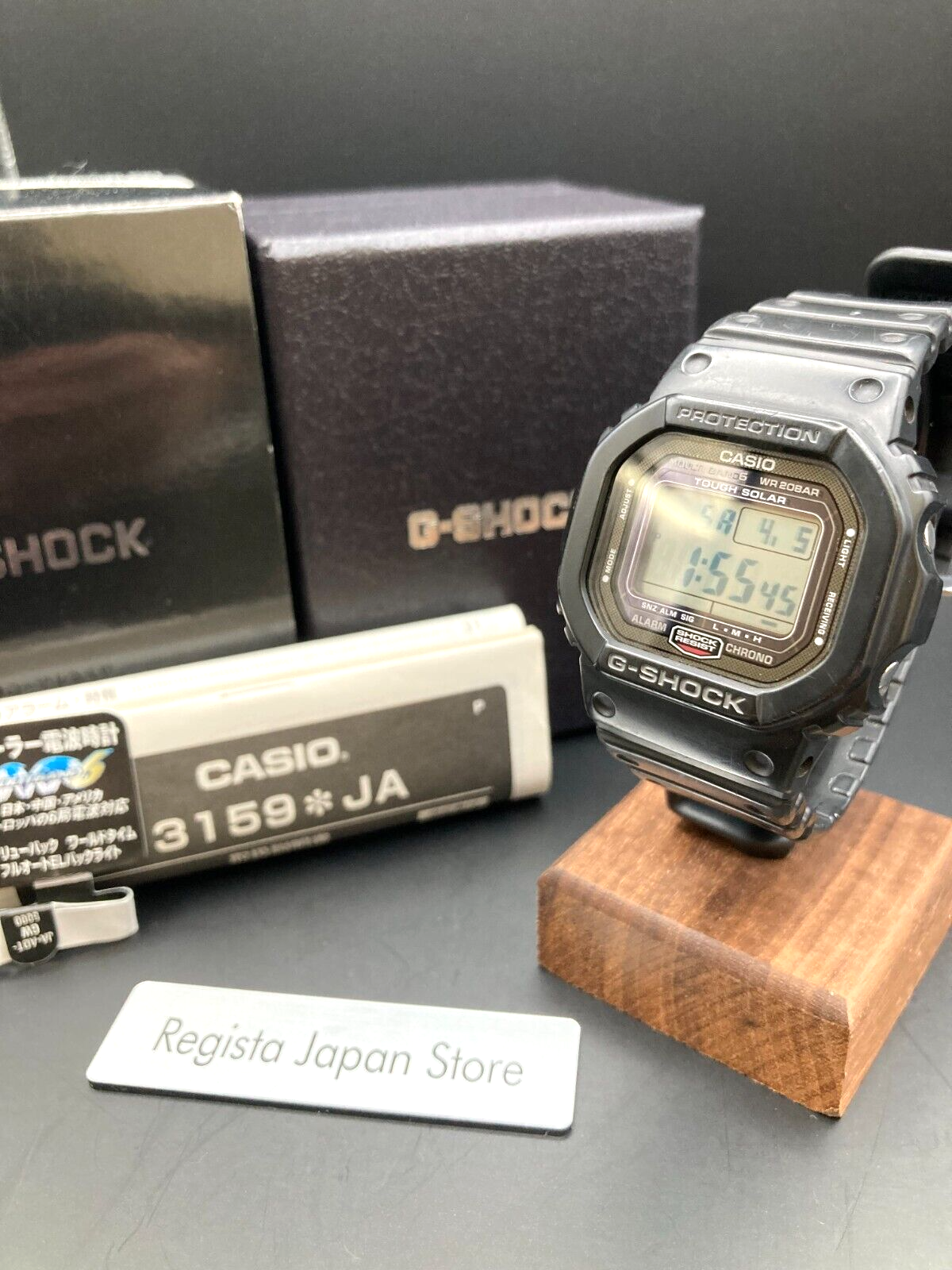 Casio G-Shock GW-5000-1JF W/Box Black Men's Wrist Watch Casio G-Shock GW-5000-1JF W/Box Black Men's Wrist Watch