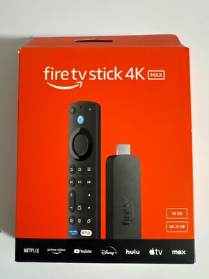2024 Amazon Fire TV Stick 4K MAX 2nd Gen 2.0 GHz, Wi-Fi 6E, 16GB Alexa R/Control