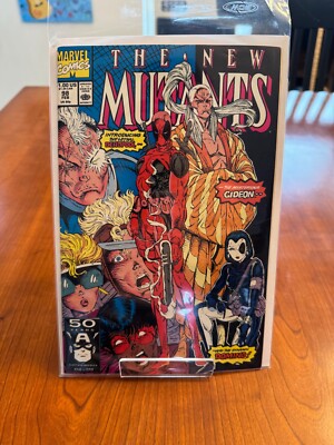 The New Mutants # 98, 1991   First Appearance of Deadpool, NO Chipping on back