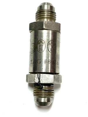 Circle Seal Stainless Steel Check Valve 259T-6TT-25 Aircraft USA 100 PSI #8026