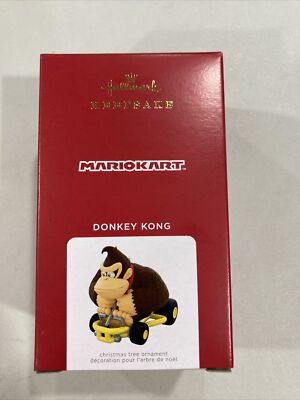 2021 Hallmark Mario Kart Donkey Kong Keepsake Ornament NIB
