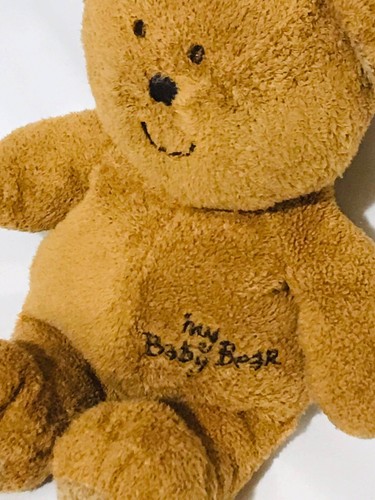 Ty Pluffies My Baby Bear Brown 9” Soft Plush Bear TyLux 2004 Lovey