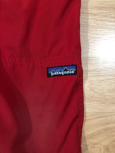 Baby PATAGONIA Snowpants Size 3T Red Zip Front Bibs Style