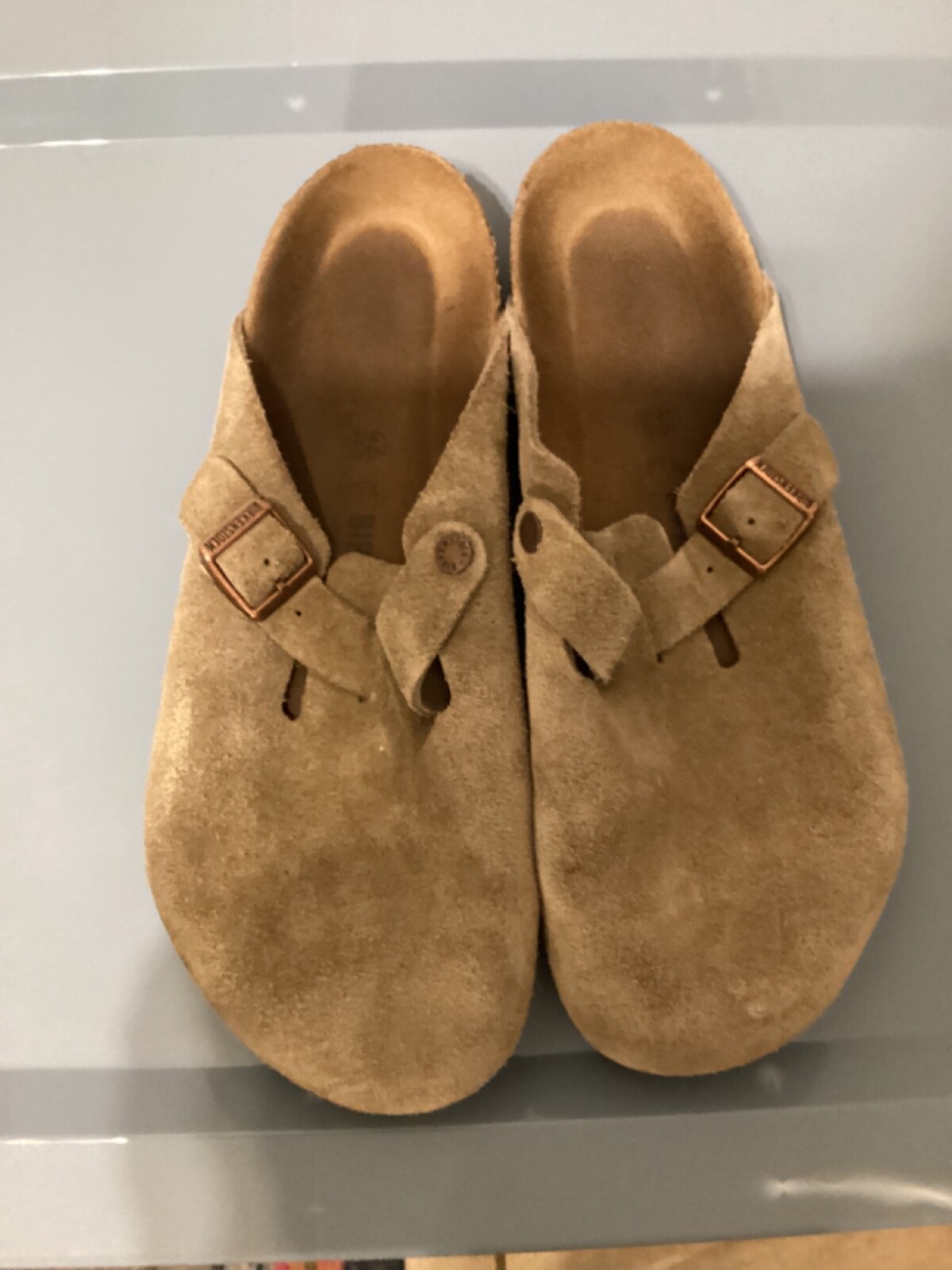 NWOT - Birkenstocks size 11w / mens size 9… never worn A luxe take on Navy! ✨ Your favorite Arizona in New Navy  main image 4