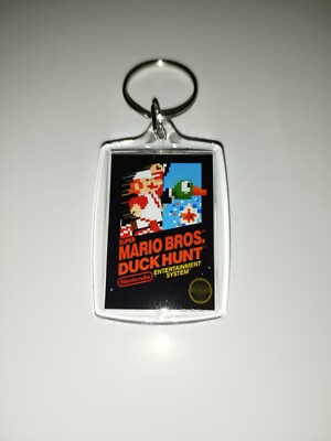 Super Mario Bros./Duck Hunt nes Keychain 