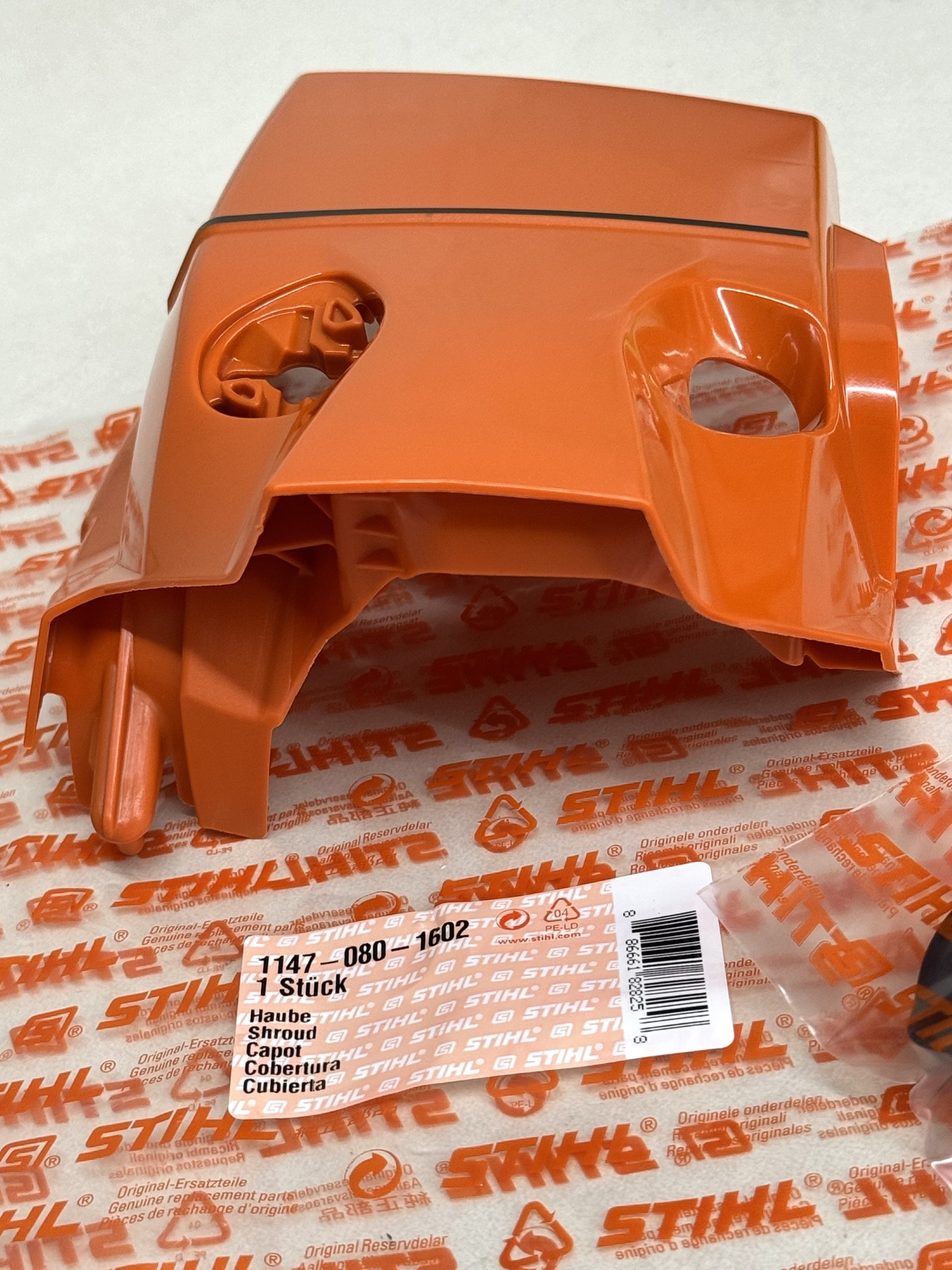 STIHL OEM SHROUD ENGINE COVER 1147 080 1602 MS500i MS500i-R R - Picture 3 of 7
