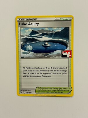 Lake Acuity 160/196 Pokemon Prize Pack Series 3 NM Lost Origin variant C