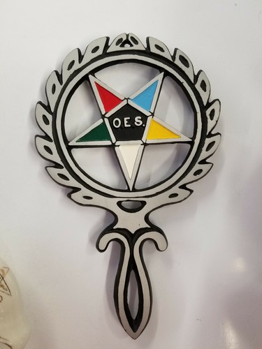 VINTAGE ORDER OF THE EASTERN STAR LOT MUG SERVING UTENSIL TRIVET BOWL - GREAT!!