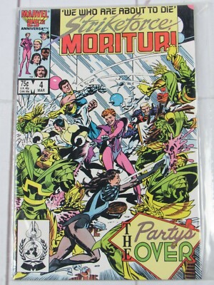 Strikeforce: Morituri #4 Mar. 1987 Marvel Comics 
