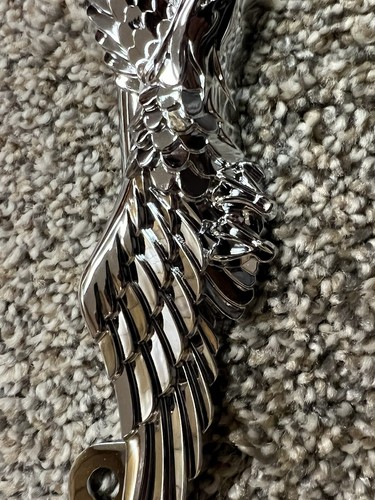 MOTORCYCLE Chrome American Eagle License Plate Tag Frame Holder