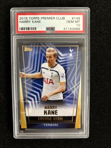2015 Topps Premier Club Harry Kane Rookie RC #149 PSA 10 POP 2015 Topps Premier Club Harry Kane Rookie RC #149 PSA 10 POP
