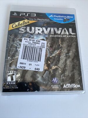 Cabela's Survival: Shadows of Katmai (Sony PlayStation 3, 2011)