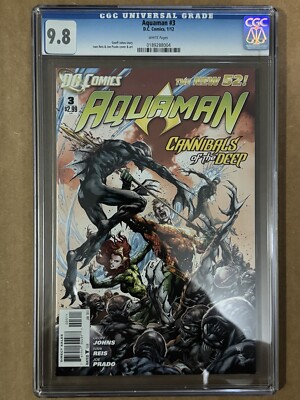 Aquaman # 3 / DC Comics / The New 52 / CGC Universal Grade 9.8