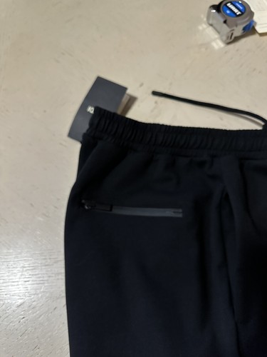 Pre-owned Fendi $920  Men Drawstring Short Pants Black 32 Us/48 Eu Italy