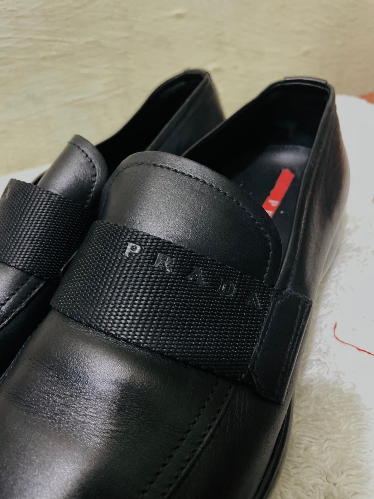 prada loafer shoes 34 D 1075 size 8 | eBay
