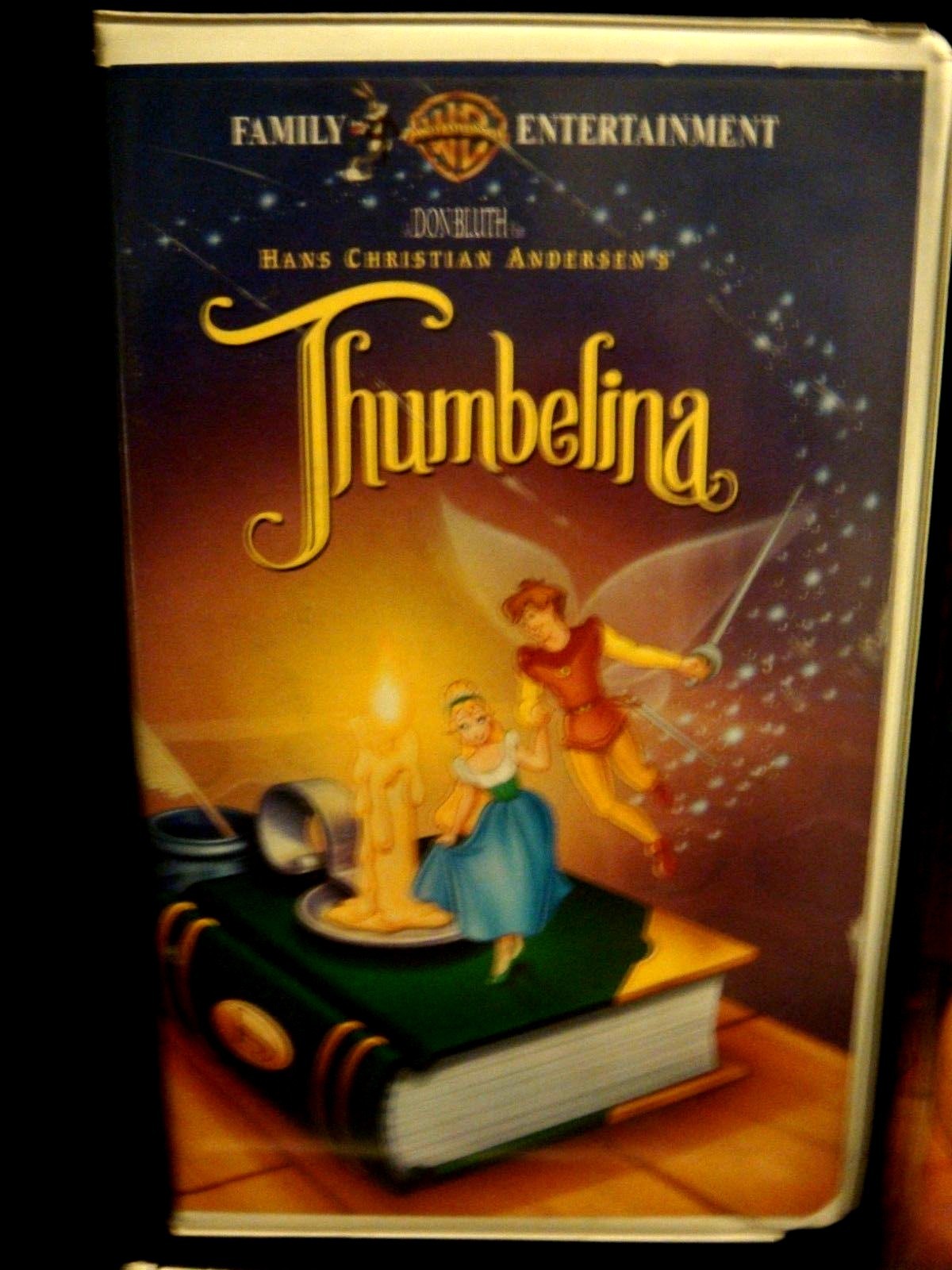 4 Disney VHS Movies pre owned Pinnochio bugs life Thumbelina B & B original boxs