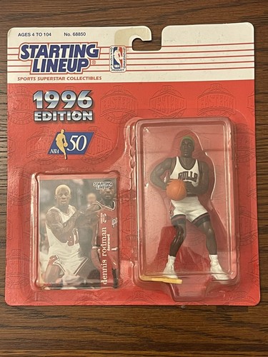 1996 Starting Lineup Dennis Rodman Green Hair Chicago Bulls