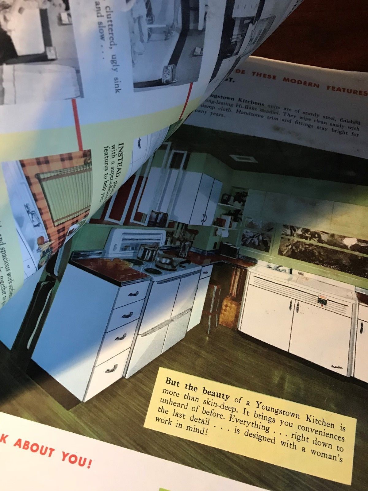 1952 YOUNGSTOWN KITCHENS 24 PAGE BOOKLET IDEAS PLANNING SHOWCASE