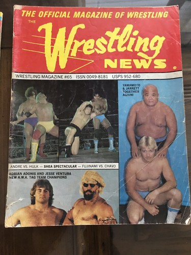 6 Vintage 1980's Wrestling Magazines~Lawler~Hulk~Tojo~Rock N Roll~Fabulous Ones~