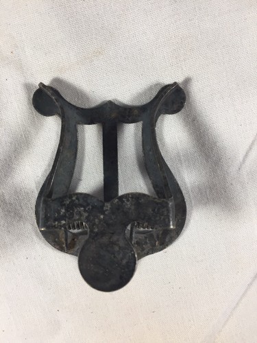 Antique Sheet Music Holder Vintage Metal Lyre