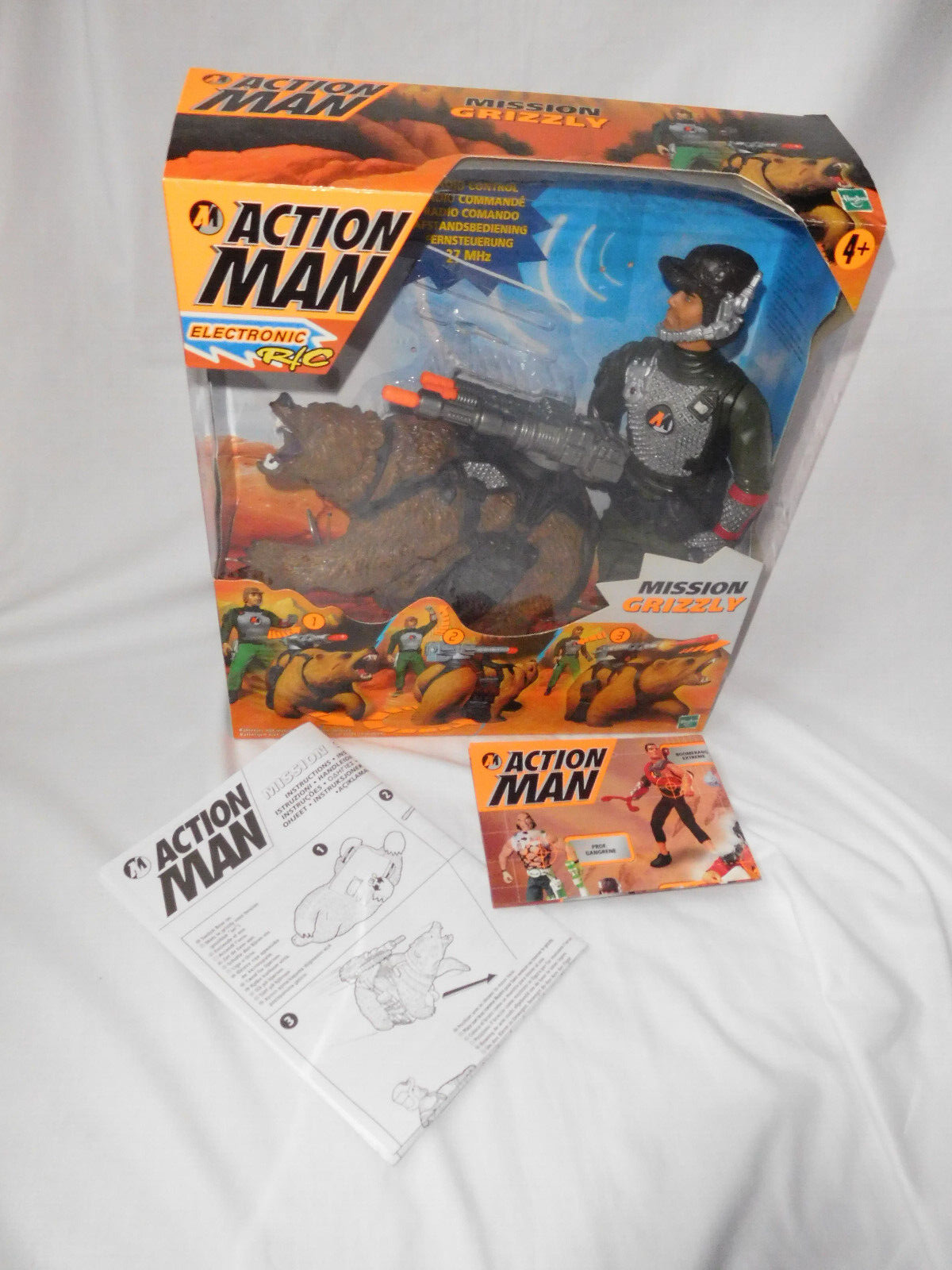 Hasbro Action Man Mission Grizzly Boxed Action Figure And