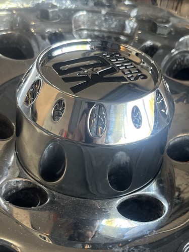 KMC XD Series 464K106 905K106 Chrome Wheel Center Caps 5/6