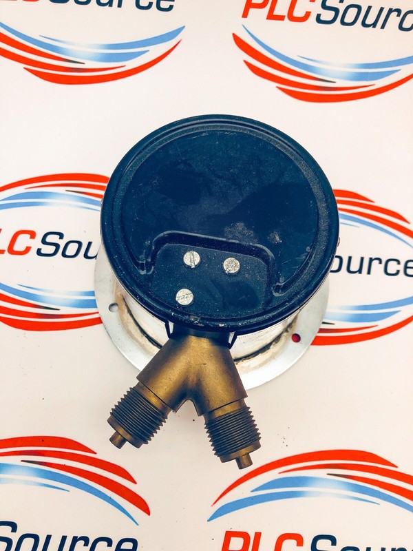 WIKA SS FRONT FLANGE PANEL MOUNT PRESSURE GAUGE 1 to 9bar 2 PORT eBay