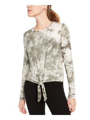 

Женский зеленый топ с длинными рукавами BELLE DU JOUR, размер