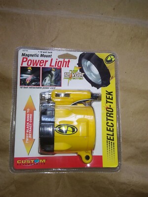 Electro-tek Magnetic Mount Power Light 12 Volt