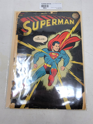 SUPERMAN #32 1945 DC Golden Age Toyman Appearance 0.5 GA