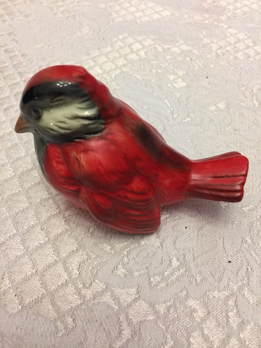 2 - VTG Goebel W. Germany Sparrow Birds Figurine Red & Blue- CV72 & CV74