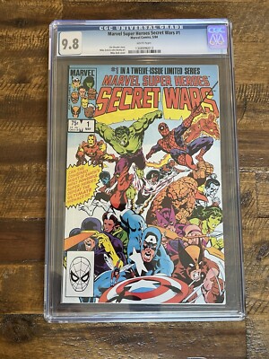 Marvel Super Heroes Secret Wars #1 (1984) CGC 9.8 : EPIC Marvel Cover