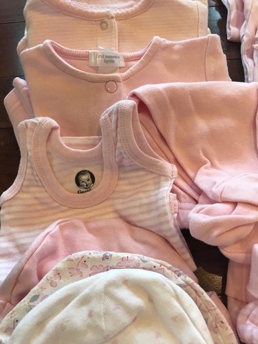 HUGE 35 PC Baby Girl Newborn sz NB 0-3 clothes Lot Gymboree Gap Gerber Disney