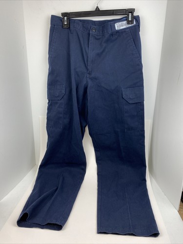 CINTAS 270-20 Navy Comfort Flex SIZE 30&times;30 Uniform Cargo Work Pants