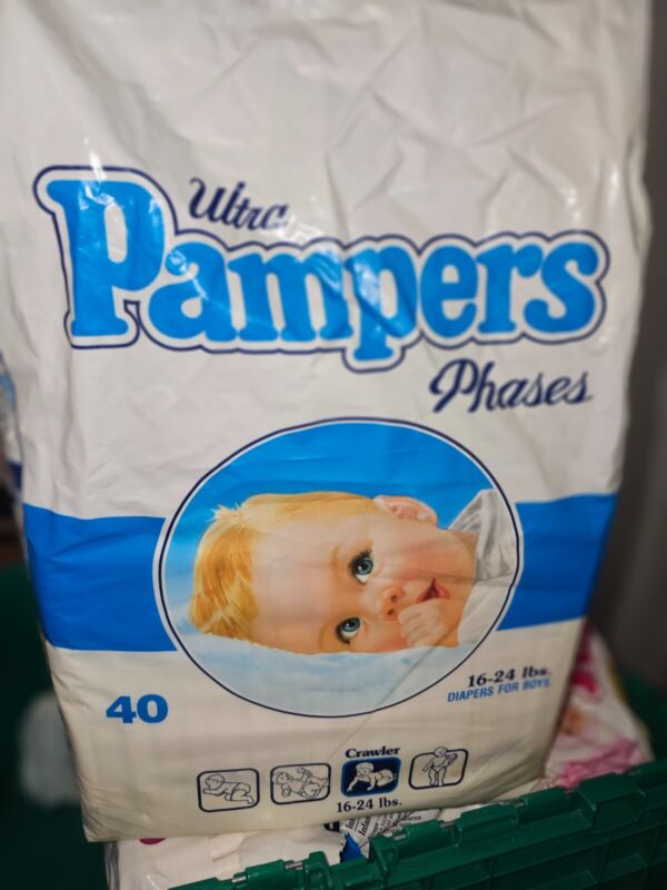 Vintage Pampers Diapers