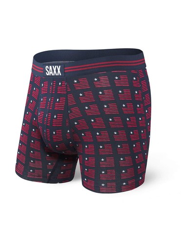 Мужские трусы-боксеры Saxx Underwear Vibe, темно-синий American Spirit, размер X-Large