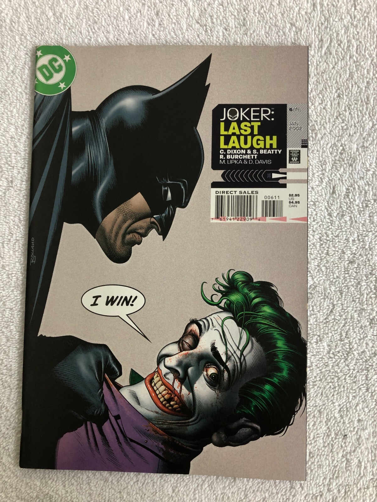 Joker Last Laugh #6 (Jan 2002, DC) VF+ 8.5 | eBay