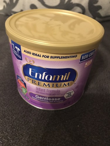 New ENFAMIL Premium Gentlease Formula Milk Based w Iron NON-GMO 8 oz Ex 07/01/19
