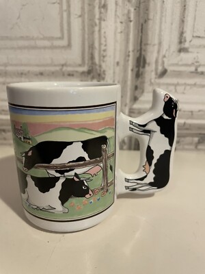 Cow Lovers Mug cute collectors Novelty Valentines Gift Ceramic Unused Rare