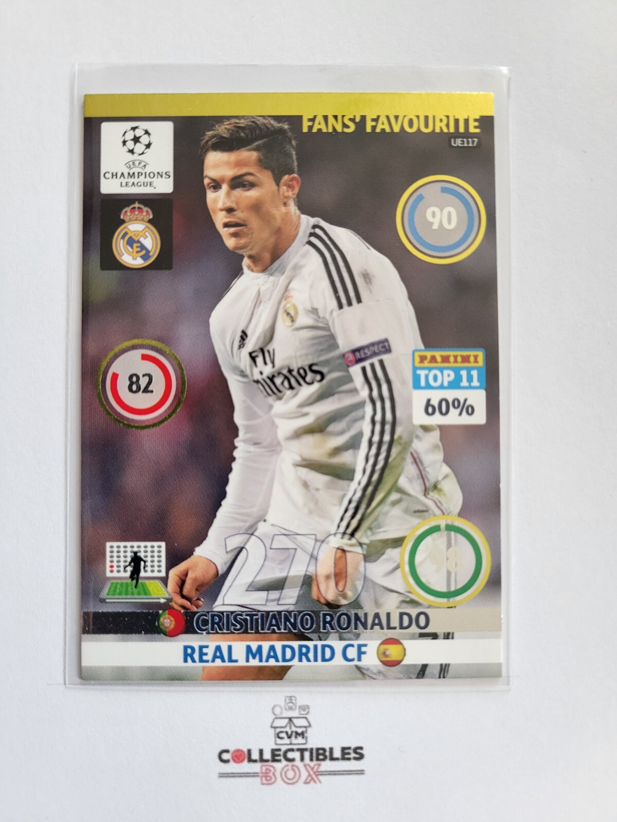 クリロナ 2014〜2015 Panini Champions League 2014-15 Adrenalyn XL Ronaldo Fans