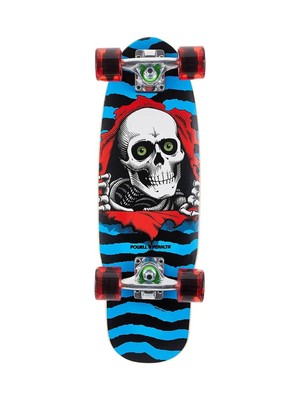 Powell Peralta Skateboard Micro Mini Ripper Cruiser Blue 7.5