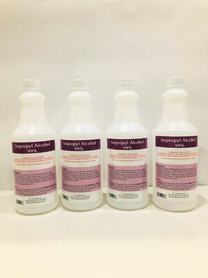 1 GALLON - PACKED IN 4 QTS- ISOPROPYL ALCOHOL 99% - NO IMPURITIES. 