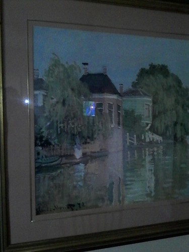 Claude Monet Landscape Near Zaandam beautiful old Print ~  44