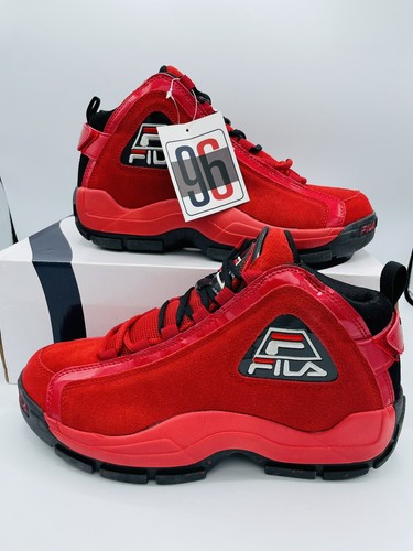 Fila 96 Size 10.5 Red Suede Grant Hill Men's Shoes 1VB90070 Fila 96 Size 10.5 Red Suede Grant Hill Men's Shoes 1VB90070