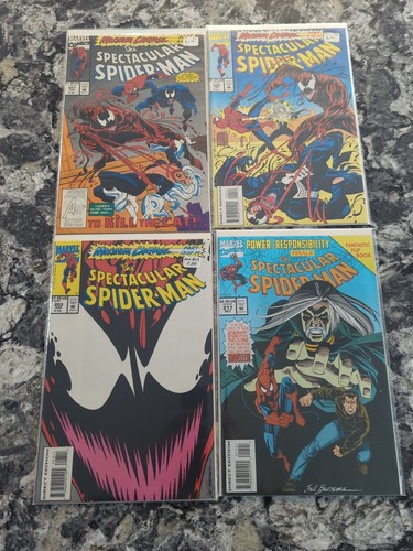 lot of 13 Marvel Spectacular Spider Man 201-203,217-226 Maximum Carnage
