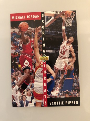 NBAカード MICHAEL JORDAN×SCOTTIE PIPPEN Michael Jordan and Scottie Pippen basketball card (Chicago
