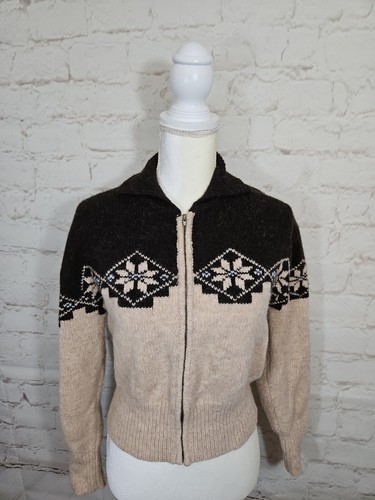 トップス us 90's vintage wool cardigan Bushwacker Vintage 90's Wool Zip Up Cardigan Sweater Size