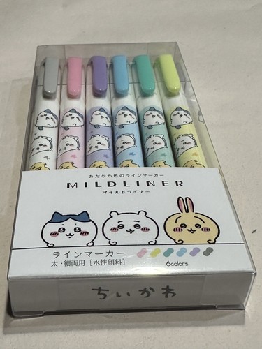 Chiikawa Mildliner Zebra Set Of 6 Colors Limited | eBay